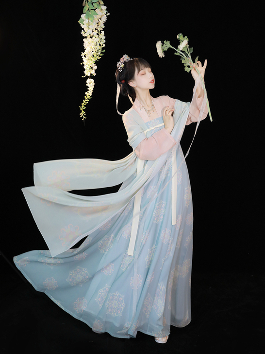 汉氧原创正品汉服女长安赋齐胸襦裙百搭日常套...