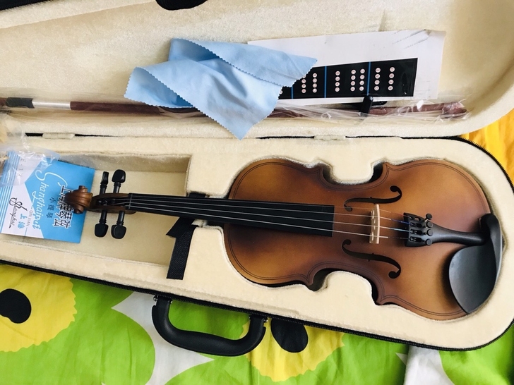 给侄子买的小提琴,适合身高125的孩子