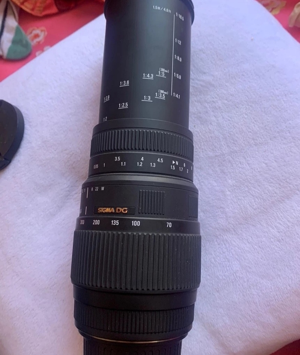 日本 sigma dg 适马长焦镜头 70...