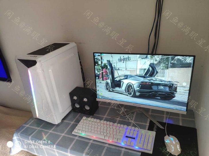 本人急转高配电脑。台式电脑主机，鲁大师跑分...