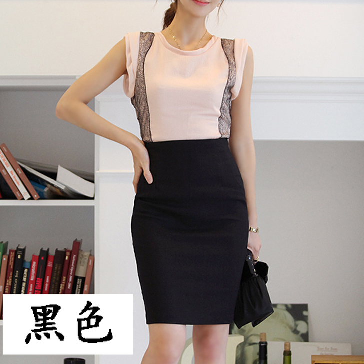 M码黑色 腰2尺1臀围28,春夏OL通勤一...