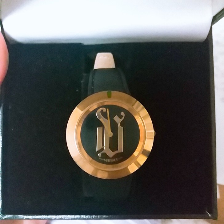 范思哲手表女表 versace 无刻度