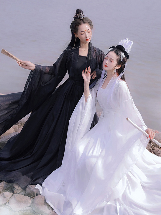 情侣汉服女正品原创中国风夏仙气古风日常齐腰...