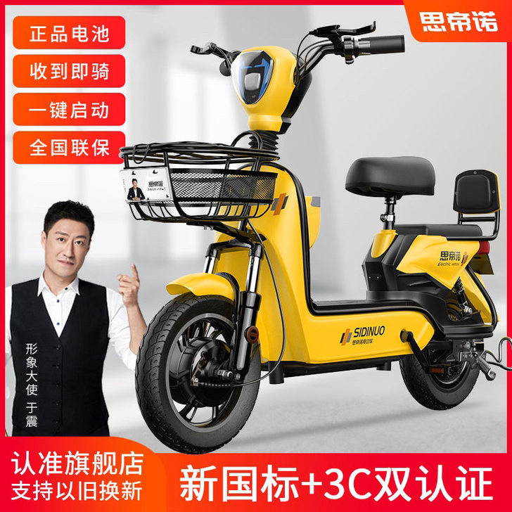 全新思帝诺新国标48V新款电动车电动自行车...