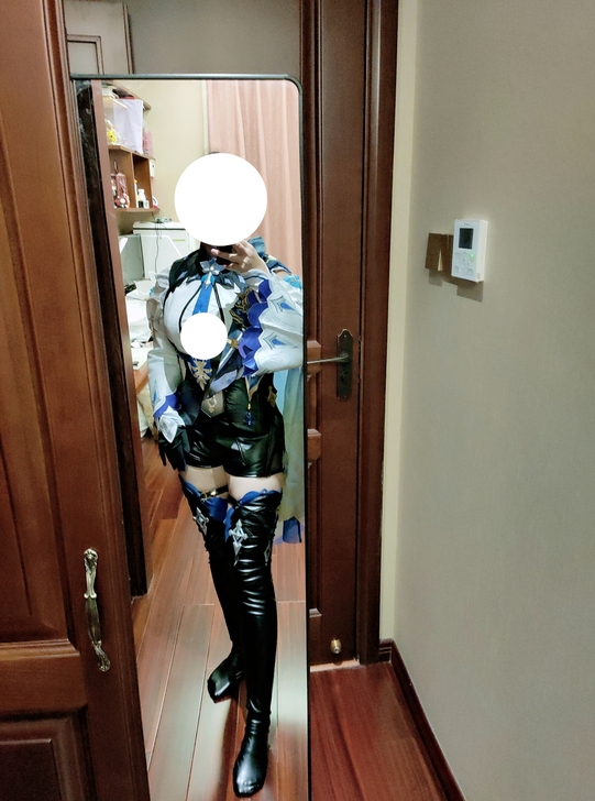 预售优菈火花动漫原神cos服eula冰大剑...