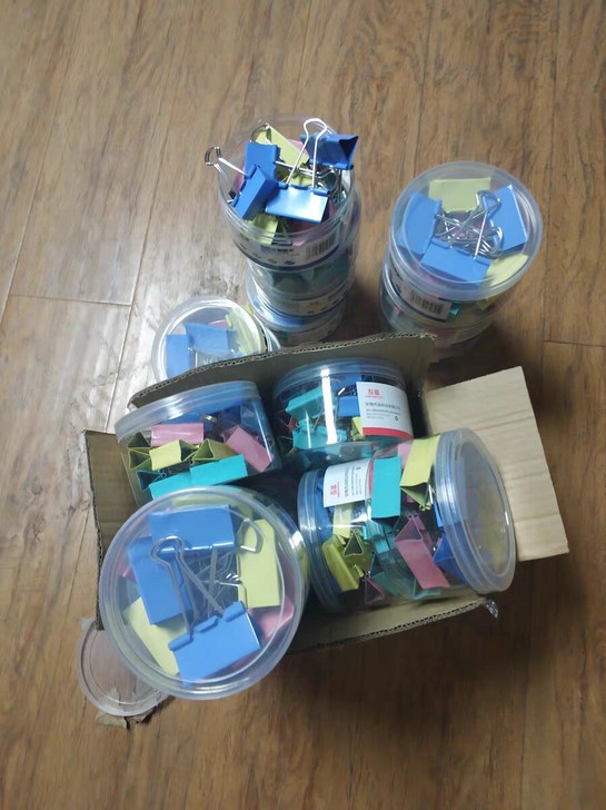 长尾夹彩色长尾夹燕尾夹凤尾大号文件夹文具办...