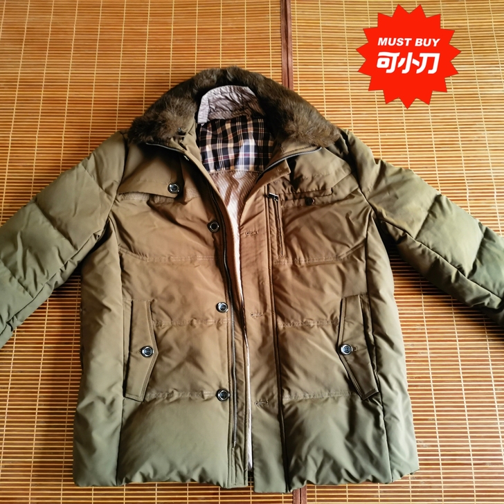 羽绒服，中长款，毛领，全新，优价出