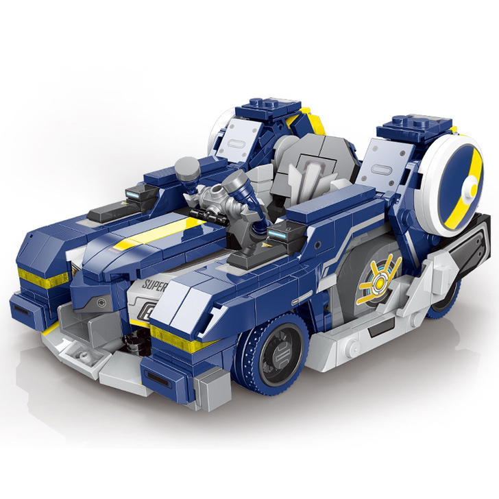 跑跑卡丁车棉花糖x9纪念版积木儿童玩具星堡...