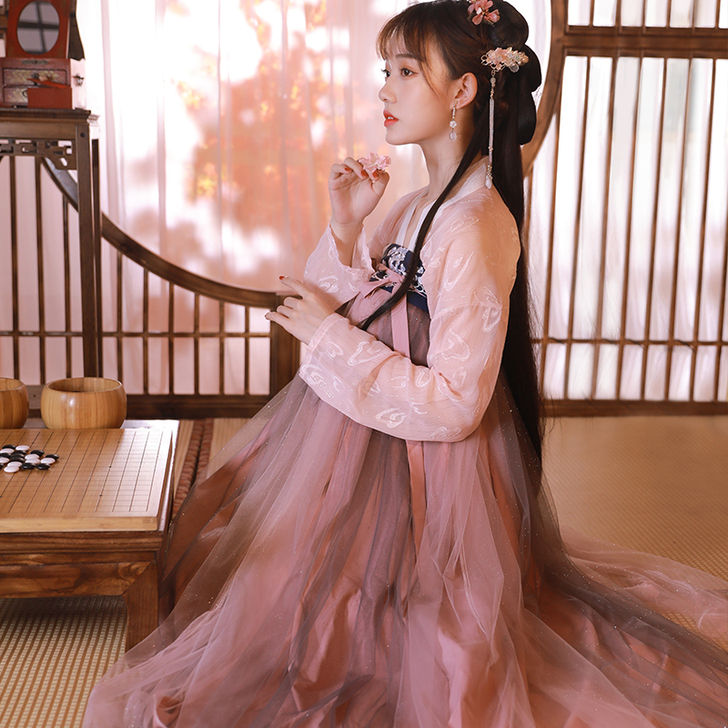 絮意正品原创【如画】齐胸襦裙日常齐腰绣花中...