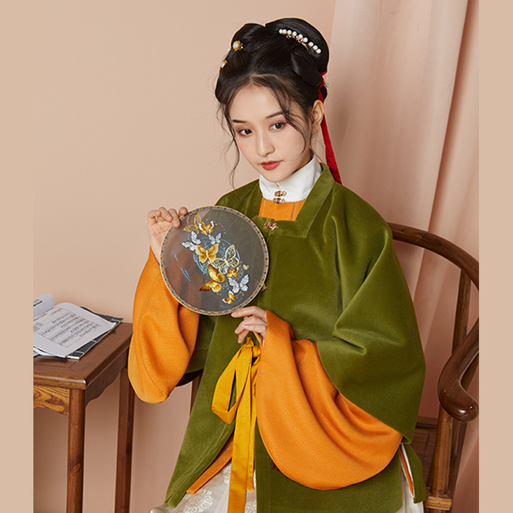 七月夕 故人游，明制汉服短袄