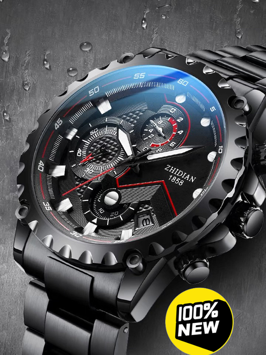 一块复杂的机械表，可完美彰显男性气质。全新...