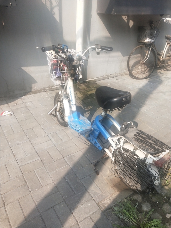 捷安特锂电车，前后内外胎新换的，电池还能跑...