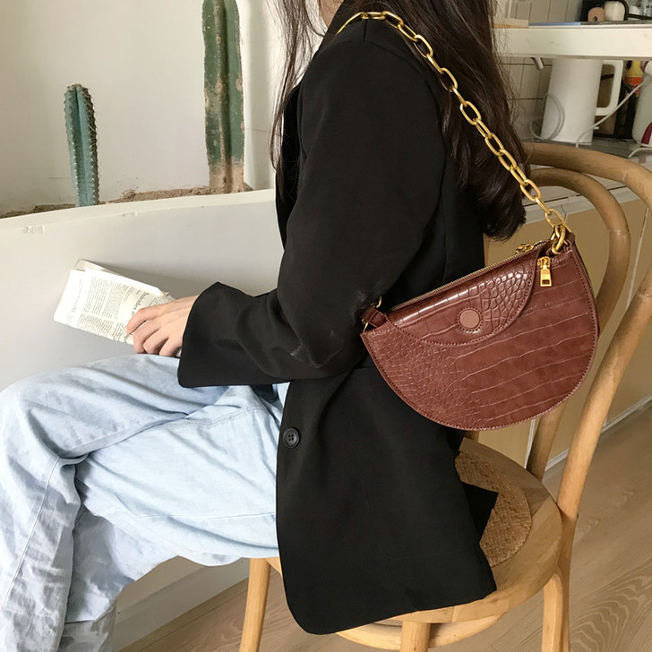 果柠莞尔 女士包 黑色