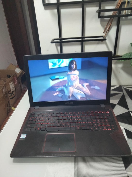 华硕飞行堡垒FX53V笔记本电脑游戏本i7...