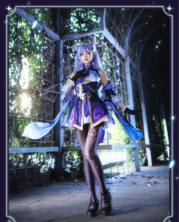原神刻晴cos服 猫与三町目系列cospl...