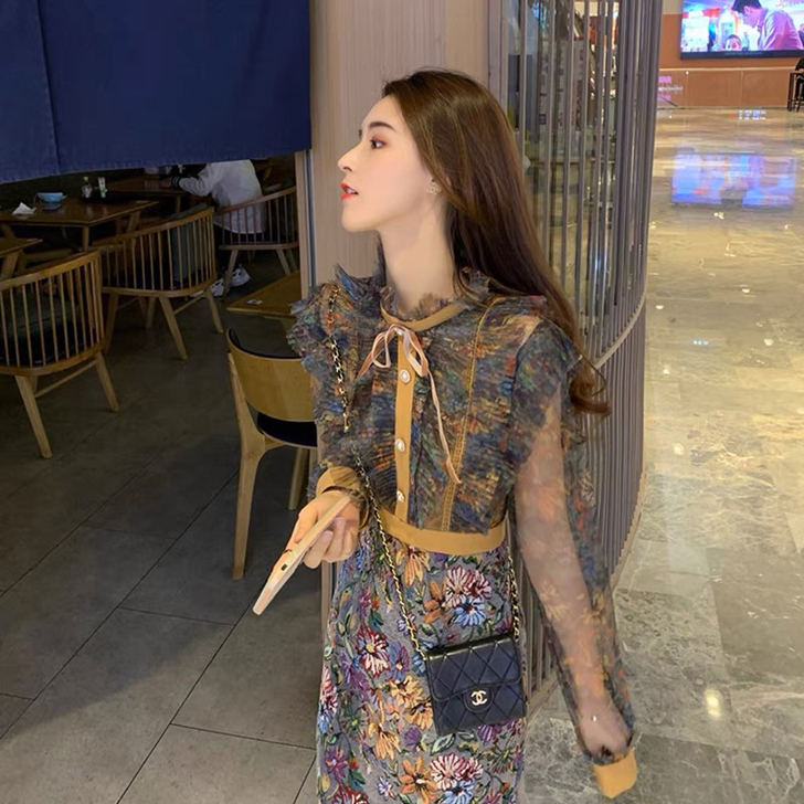 法式高级感连衣裙，穿一洗一，L码，几乎全新