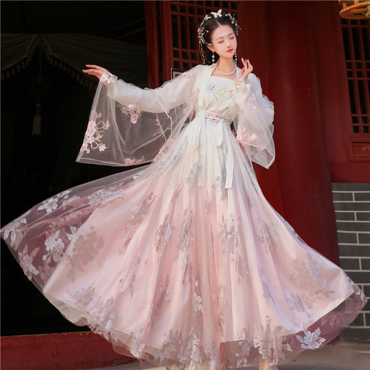 烟雨台 汉服女正品原创中国风超仙古装夏季正...