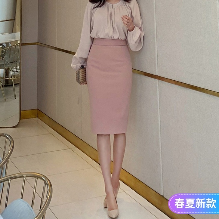 法式复古半身裙女春夏新款紧身包臀裙高腰一步...