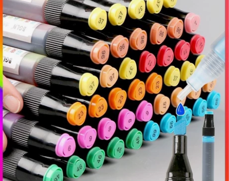 马克笔墨水补充液全新正品168色马克笔补充...