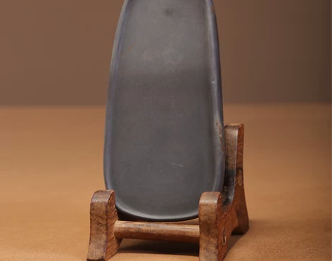 端砚砚师傅 砚台原石天然麻子坑郭树炎大师作...