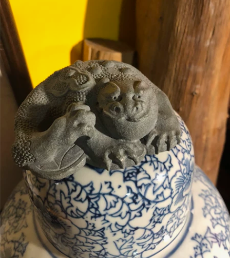 青石金蟾摆件茶宠文房文玩镇纸石 实物拍摄，...