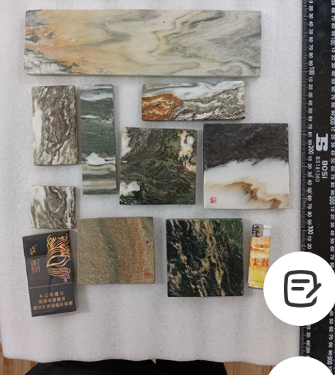 大理石小品石画,杯垫,镇纸,餐垫,摆件,打...