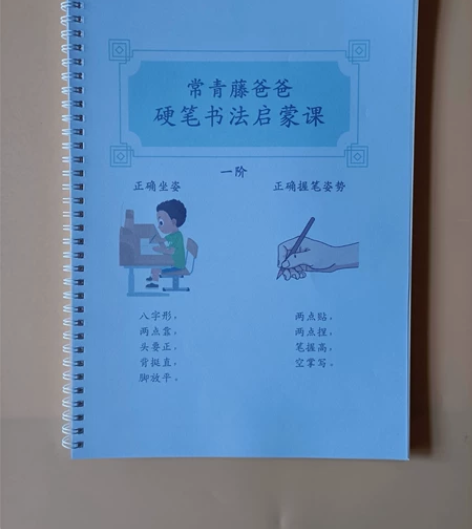 常爸硬笔书法练字字帖启蒙硬笔定制小学学前认...