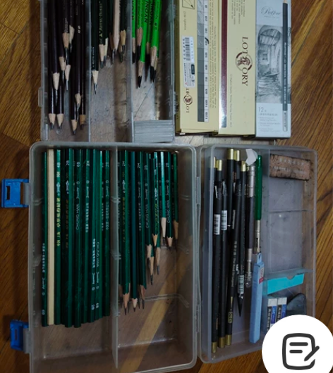 老人头4B铅笔，马克素描专用炭笔，nyon...