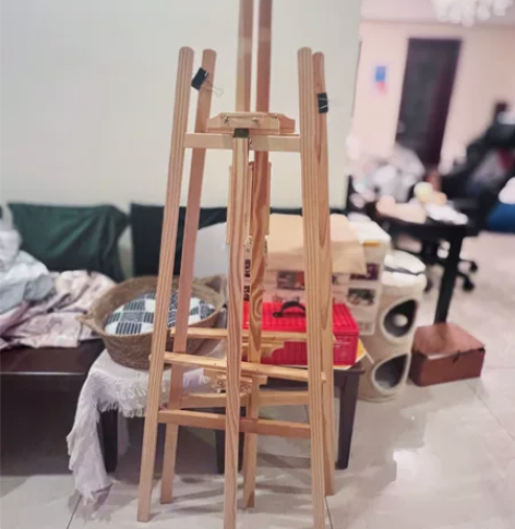 出 全新1.75米画板画架，实木 画架送 ...