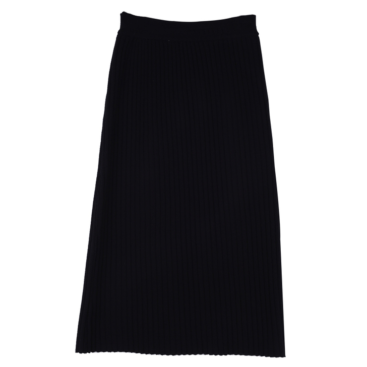 秋冬新款开叉针织半身裙包臀一步裙长裙女中长款