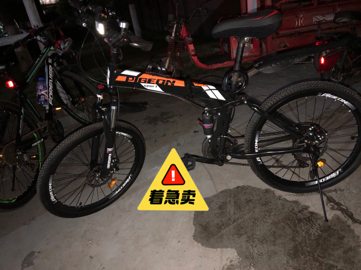 飞鸽折叠山地自行车,前后避震,24寸 27...