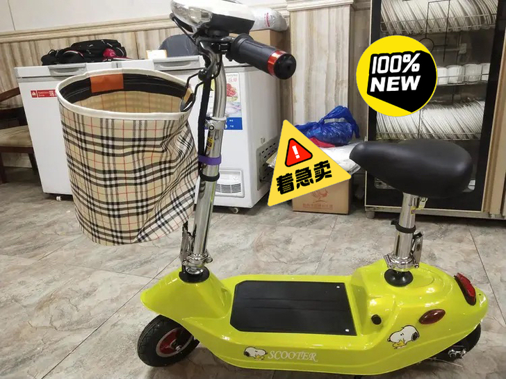 拼多多砍价所得，试骑过一次而已。