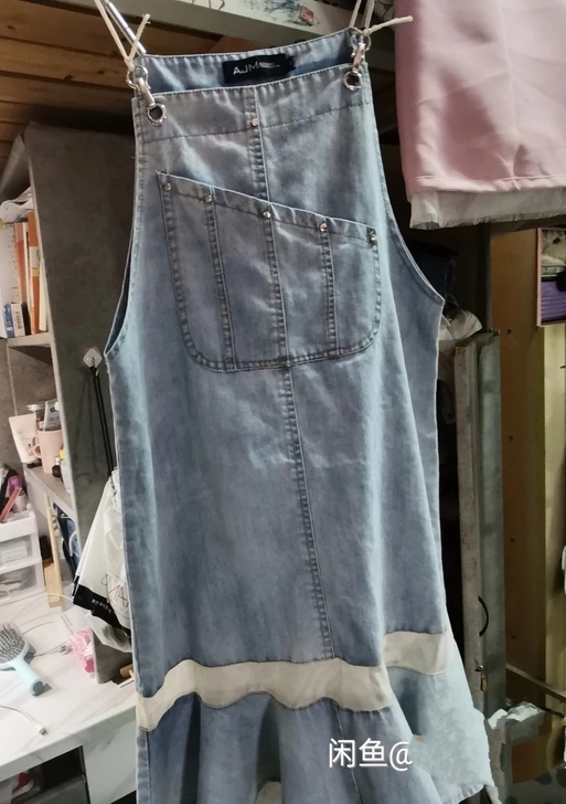 牛仔裙背带裙