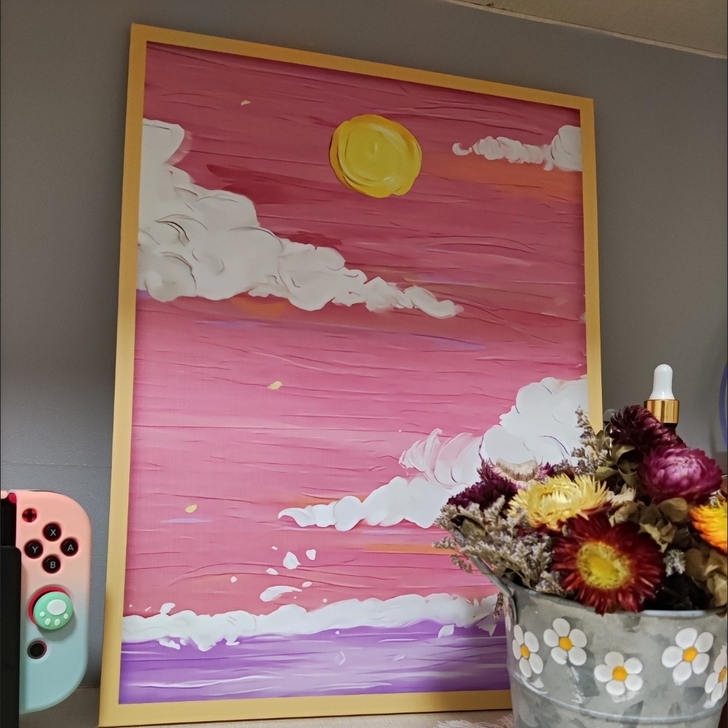全新包邮 日式文艺小清新壁挂画装饰画卧室简...