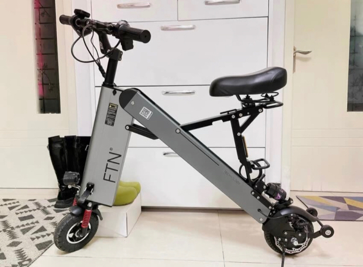 FTN 折叠电动车锂电池自行车迷你小型电动...