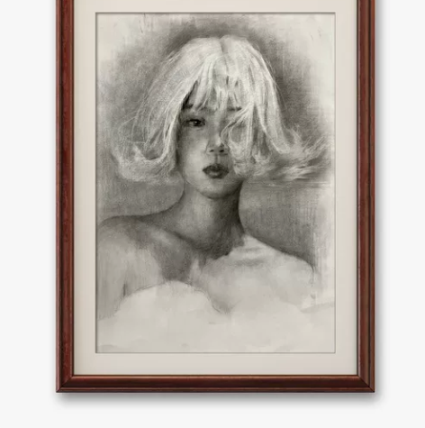 素描人物肖像，油画， 画幅大小8k，4k，...