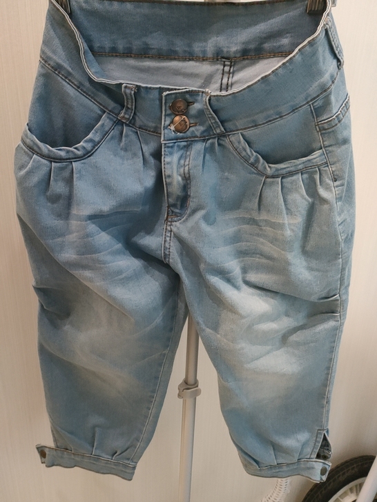 七分宽松牛仔裤 155-160 可穿