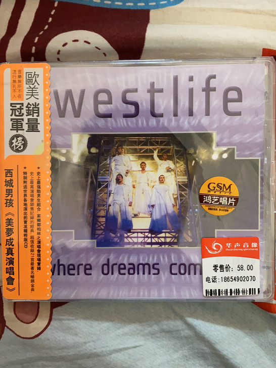 西城男孩美梦成真演唱会DVD+CD，鸿艺唱...
