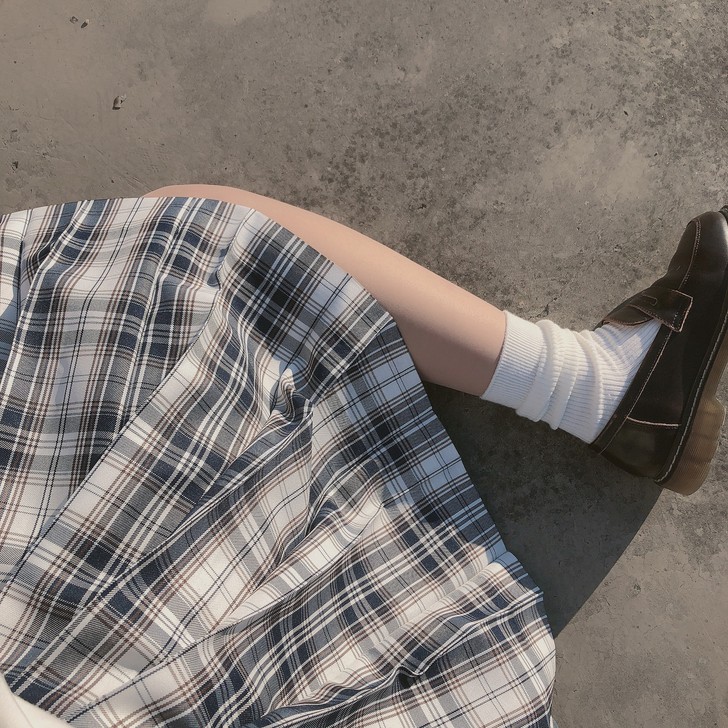 @原创 潮汐 JK制服百褶裙正统学院风学生...