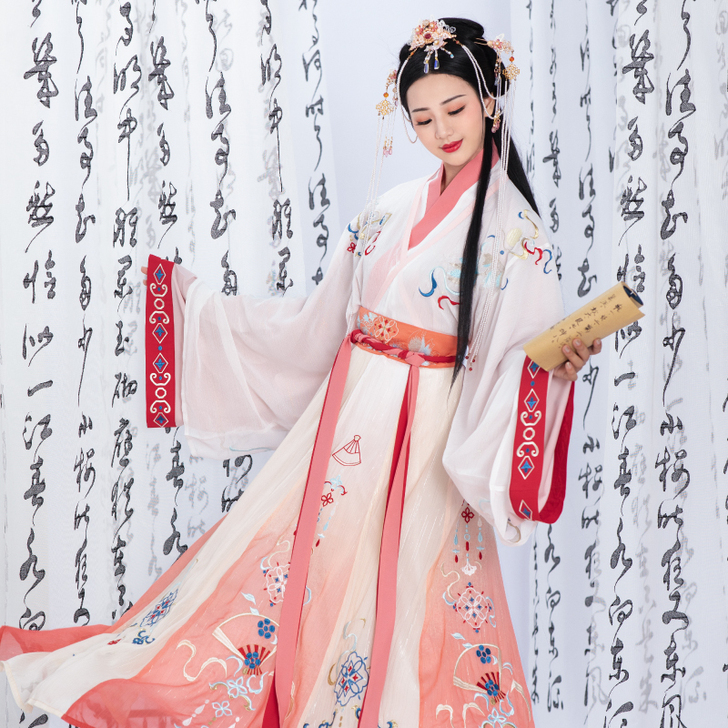 【毓婉秒杀】梨花渡原创传统中国风汉服女晋制...