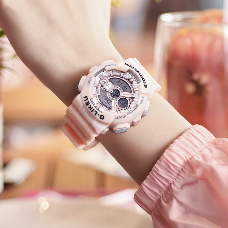 新款网红手表女独角兽防水高初中学生运动气质...