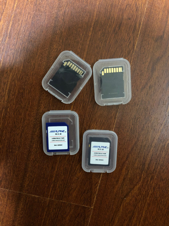 Smart阿尔派w900c地图卡 内有高德...