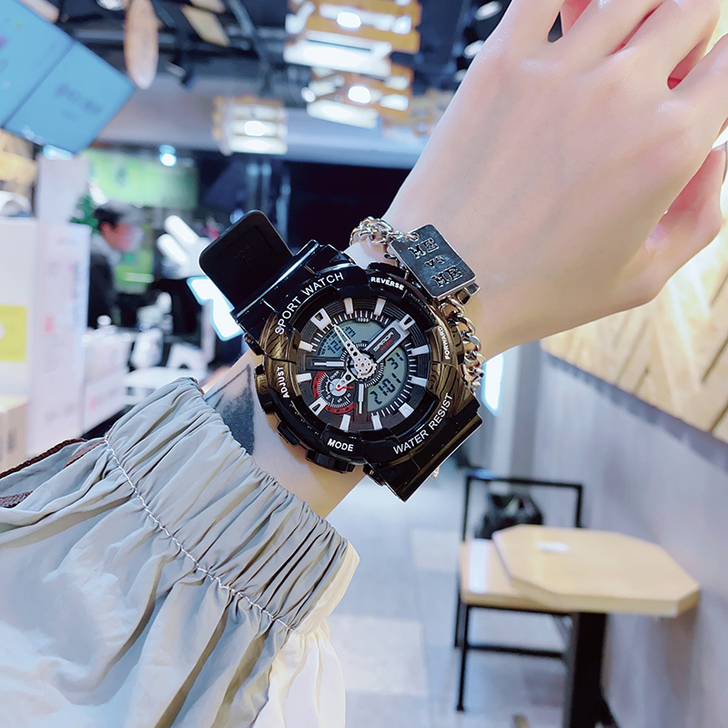 独角兽电子手表男士初高中学生女防水机械运动...