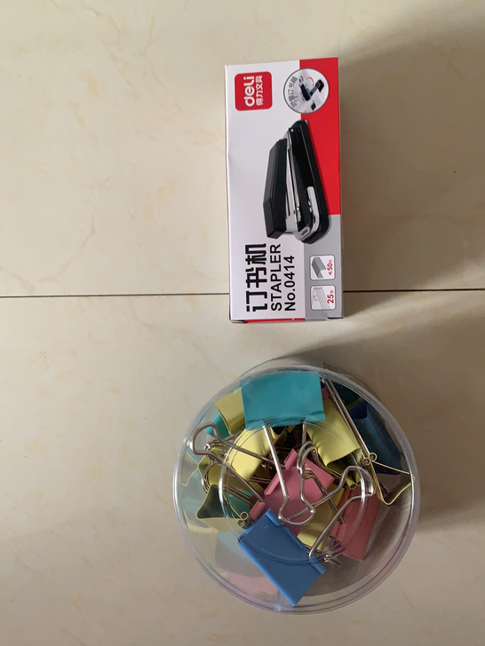 订书机长尾夹