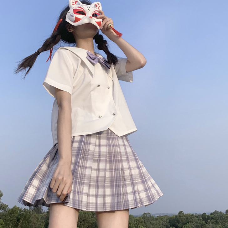 莎莎糖原失忆症候群jk裙  送领结（42c...