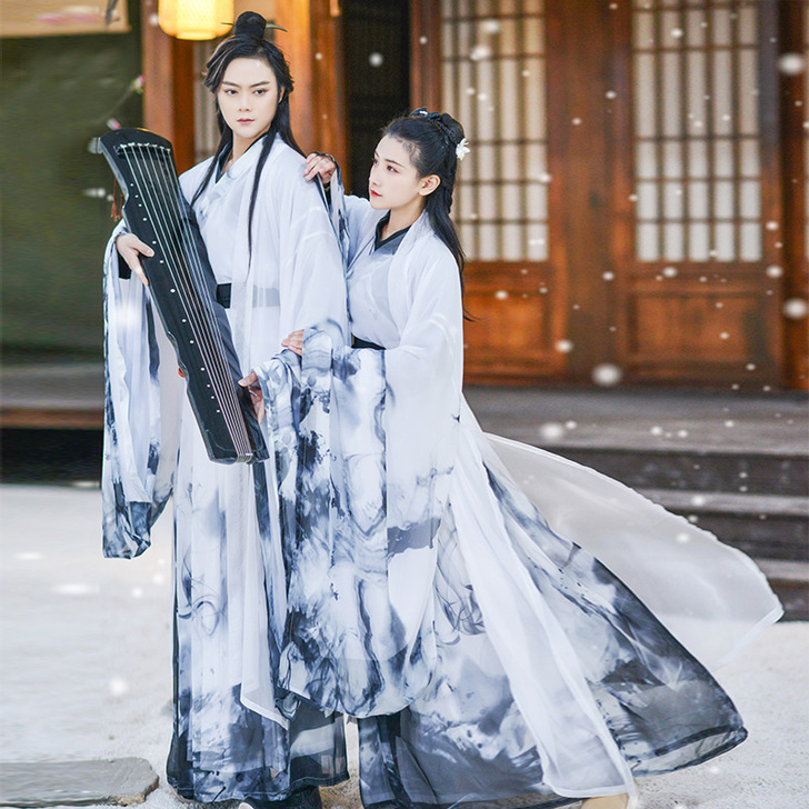 如梦霓裳春款汉服女交领齐腰襦裙大袖衫相思引...