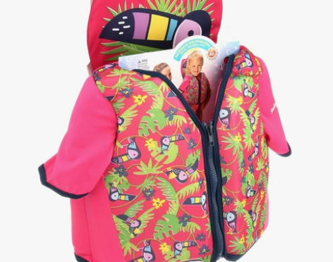 外贸救生衣浮力背心分体式宝宝游泳马甲浮力泡...