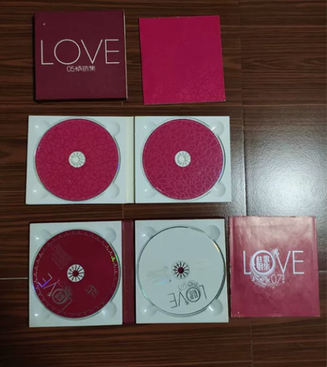 音乐CD:90年代香港经典情歌合集,4碟(...