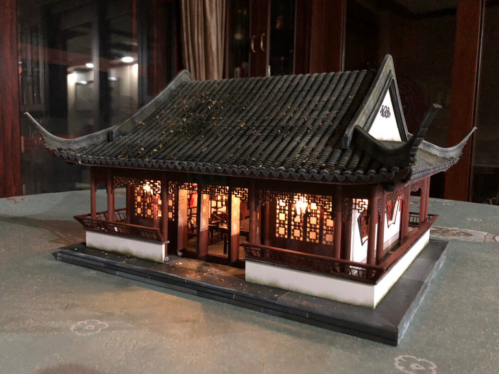 中国古建筑苏州园林苏式建筑模型 玲珑堂