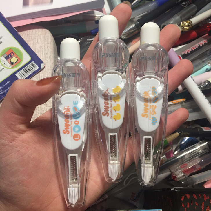 1.印花的那种像修正带一样的东东,巨好看,...